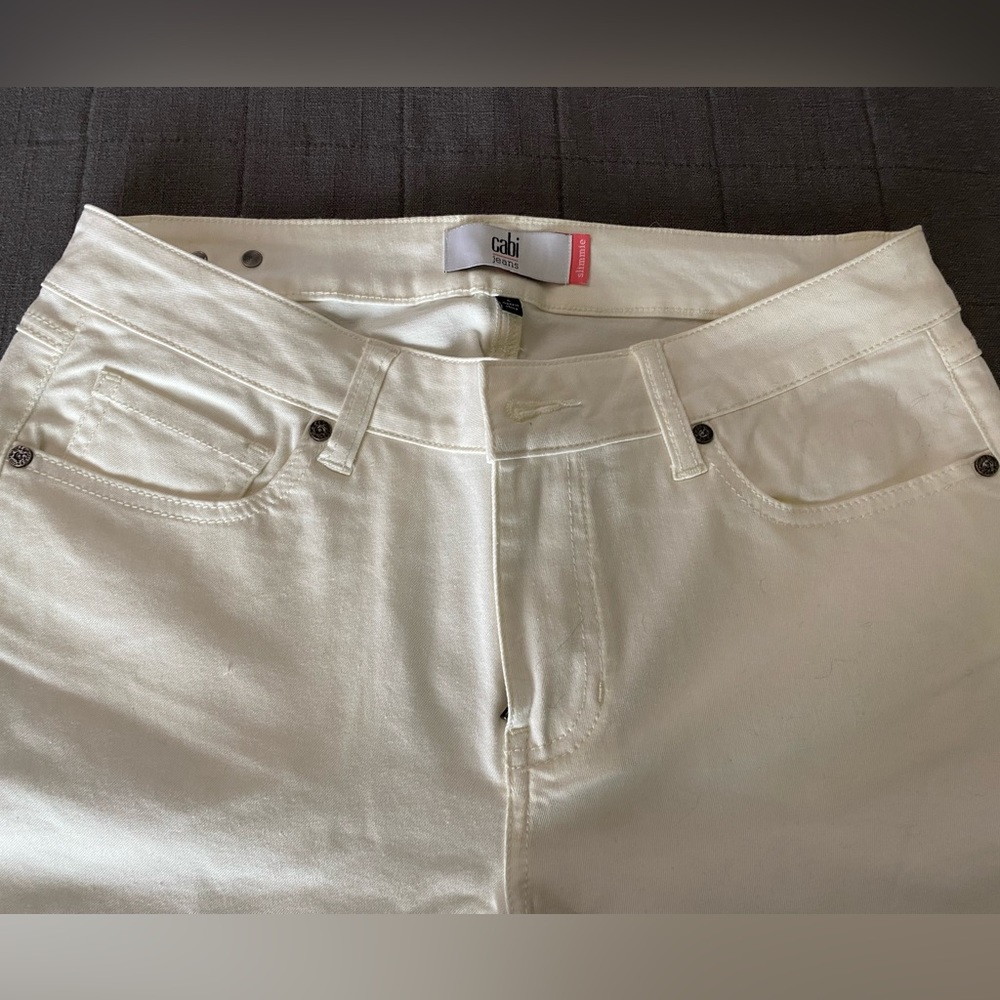 CAbi white jean